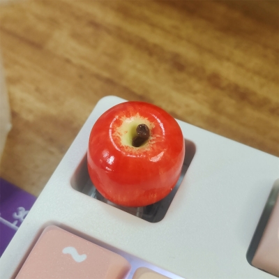1pc Apple Artisan Clay Food Keycaps ESC MX for Mechanical Gaming Keyboard